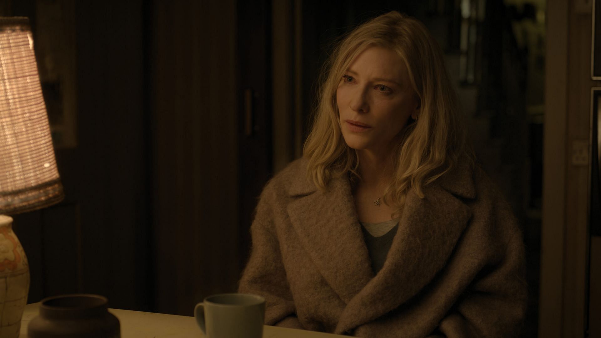 Cate Blanchett plays the older version of Catherine while Leila George portrays the younger version of the character (Image via Apple TV+)